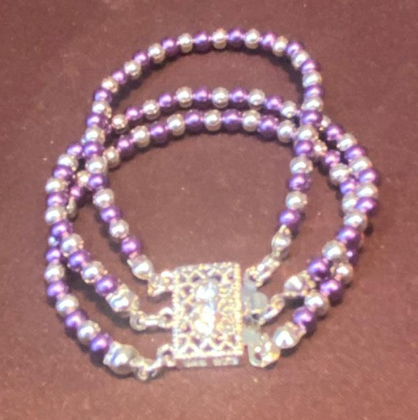 Lavender Trio Bracelet