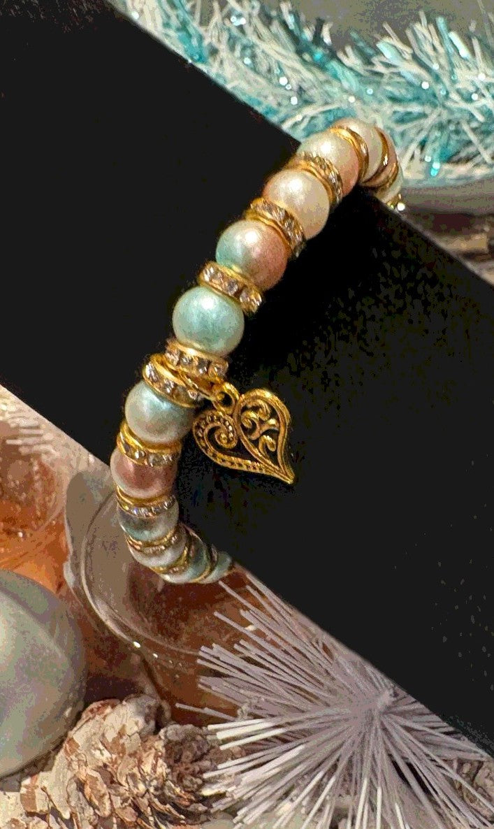 Turquoise Heart Bracelet