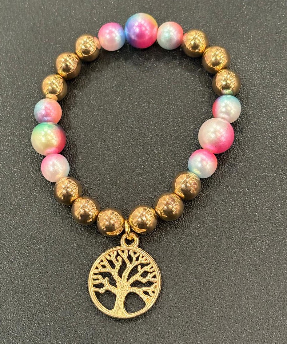 Golden Pastel Pearl Delight