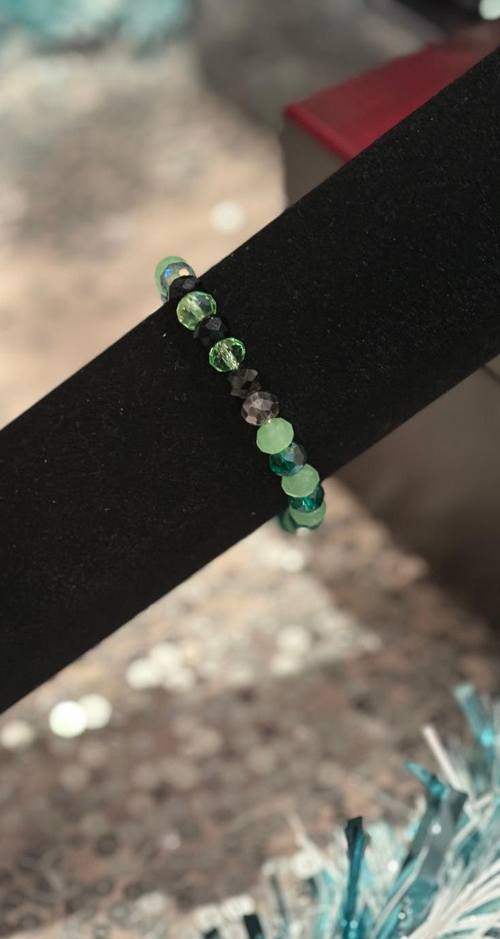 Emerald Shoreline Charm Bracelet