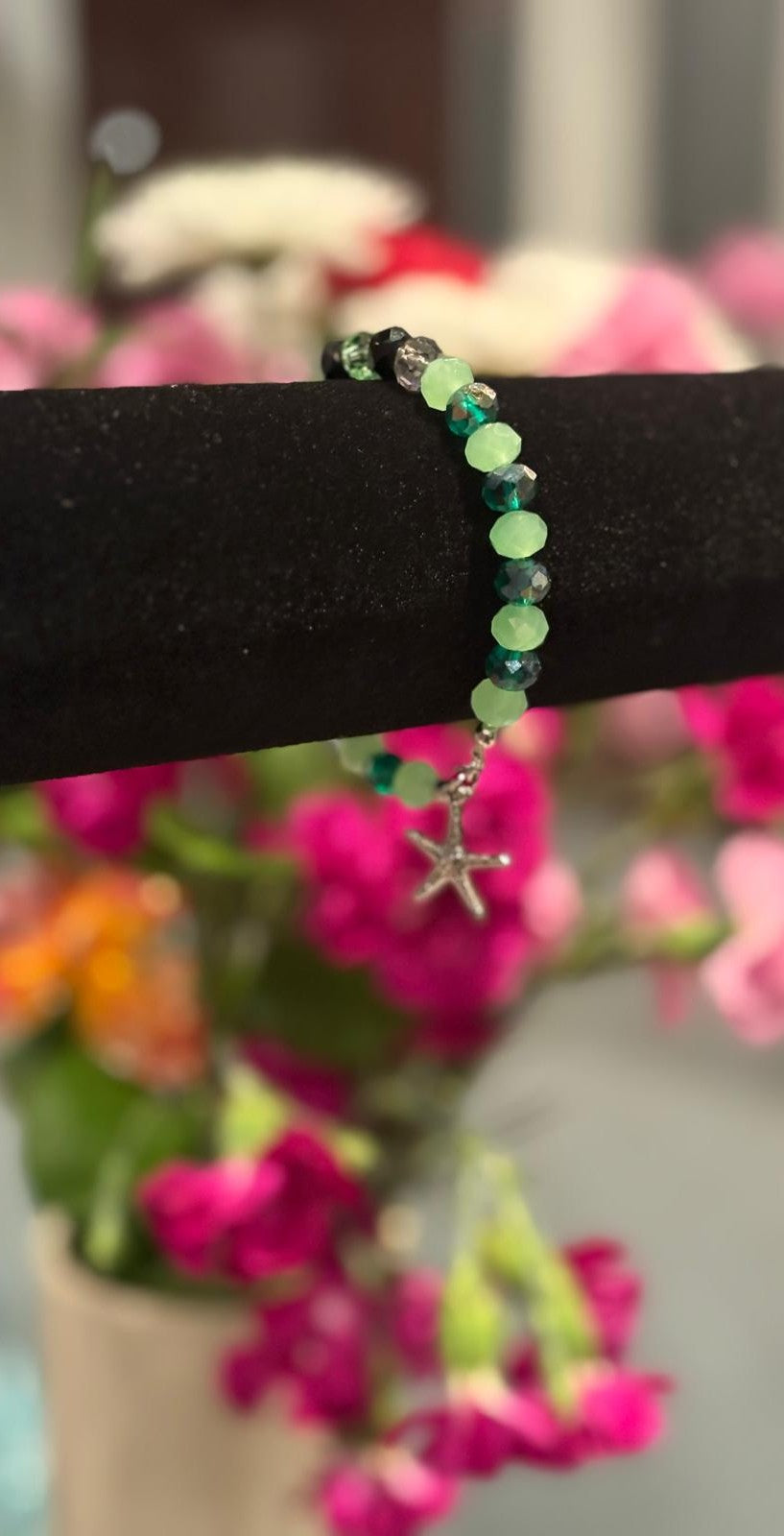 Emerald Shoreline Charm Bracelet