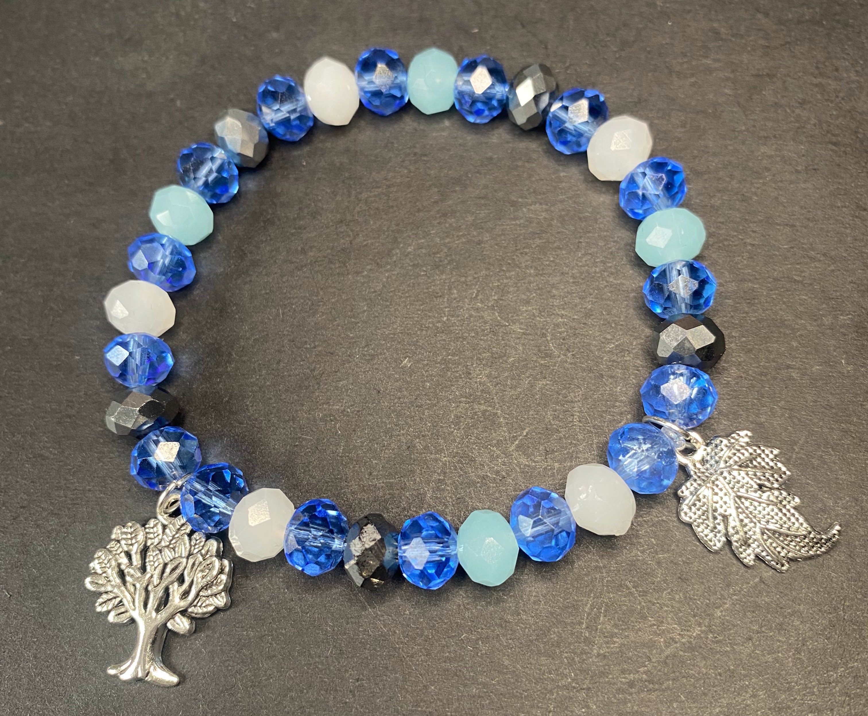 Azure Charm Crystal Bracelet
