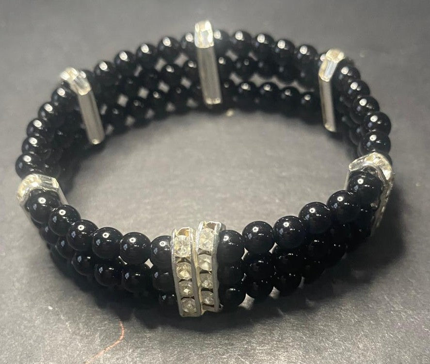 Midnight Quartet Stretch Bracelet