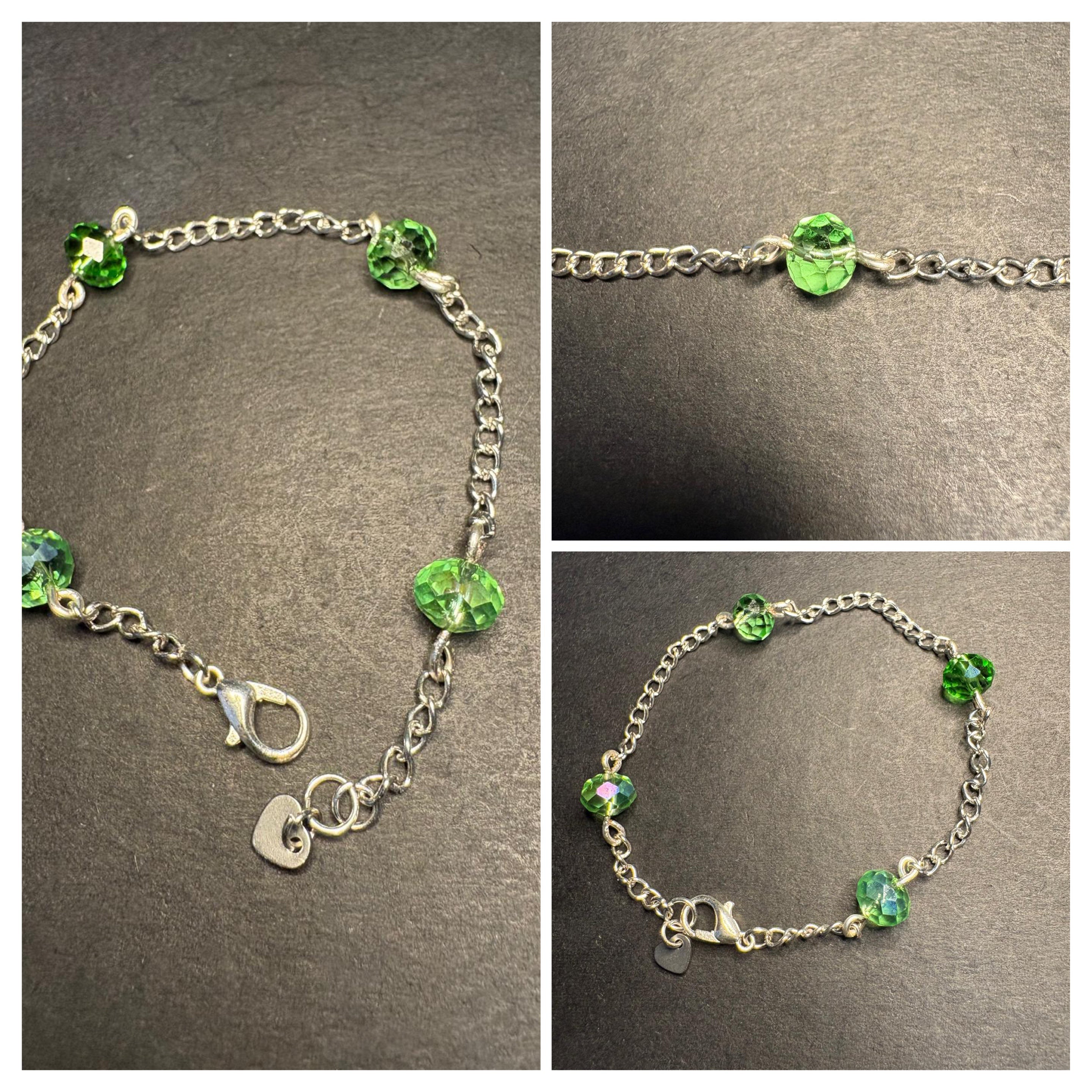 Emerald Chain Bracelet