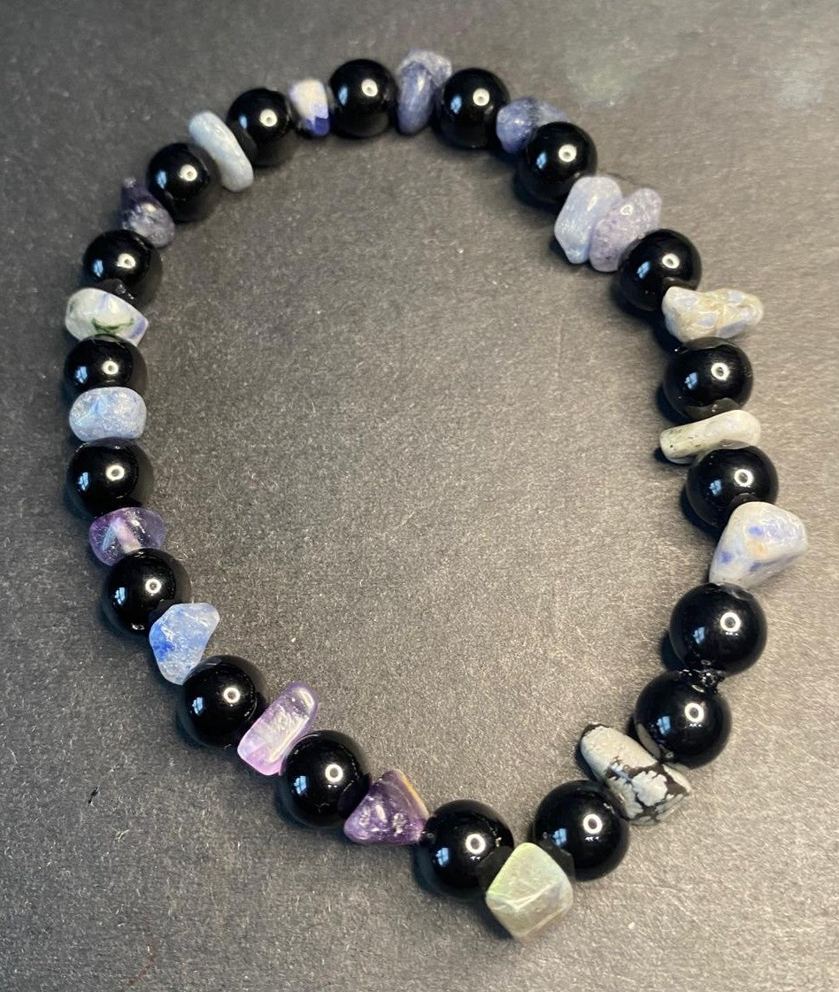 Midnight Crystal Harmony Bracelet