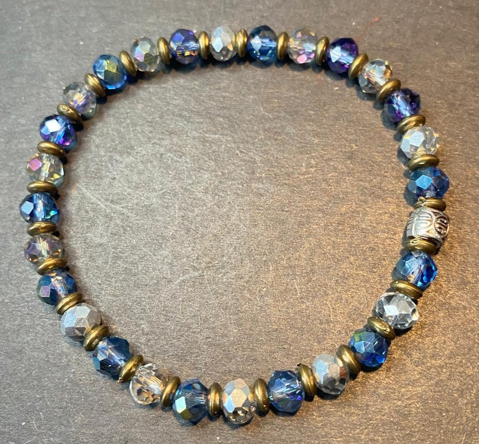 Blue Mirage Crystal Bracelet
