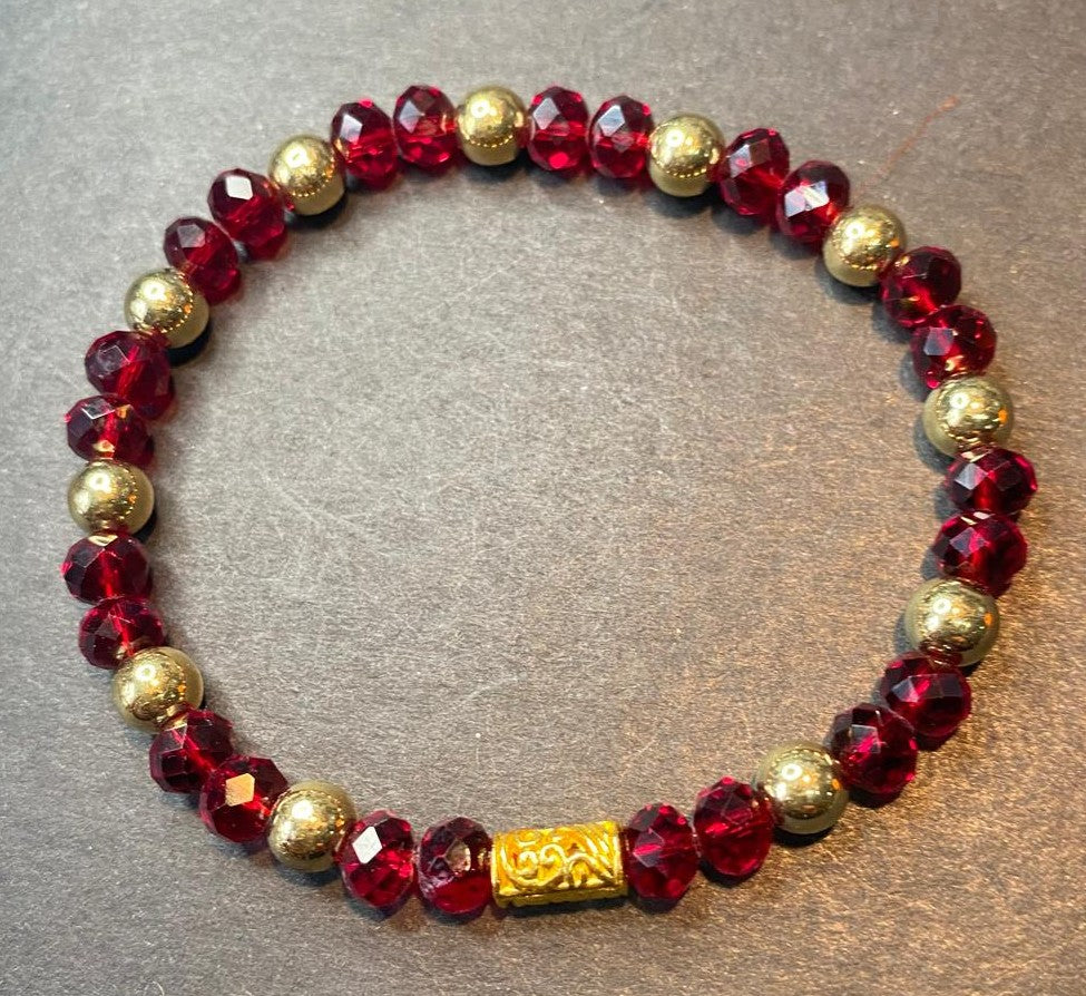 Crimson Luxe Bracelet