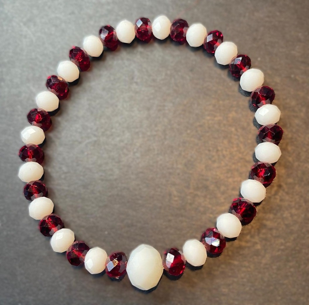 Crimson Frost Bracelet