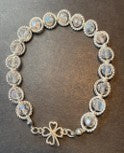 Silver Gleam Crystal Bracelet