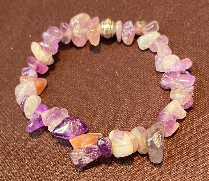 Lilac Gemstone Glow Bracelet