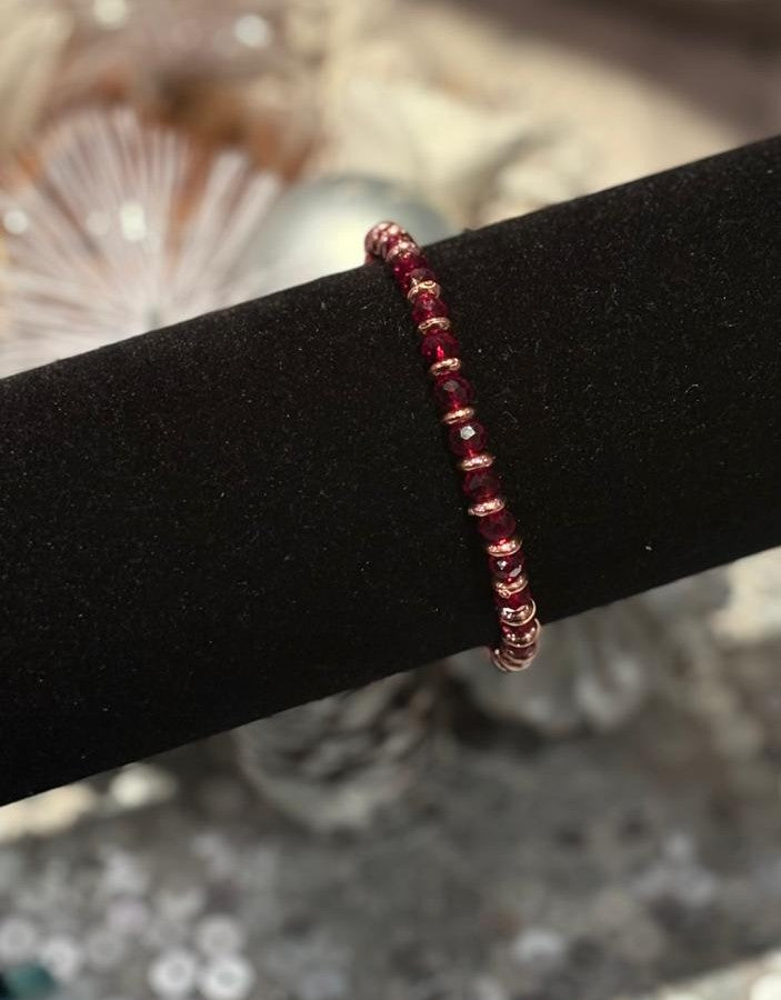 Crimson Gleam Bracelet