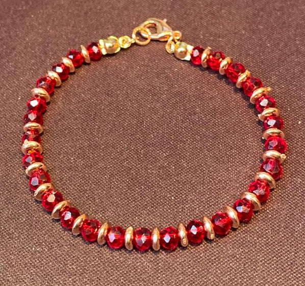 Crimson Gleam Bracelet