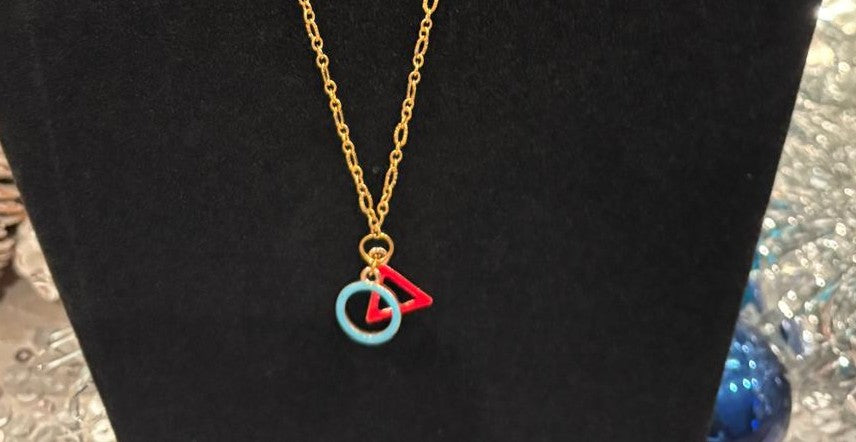 Bright Duo Pendant Necklace