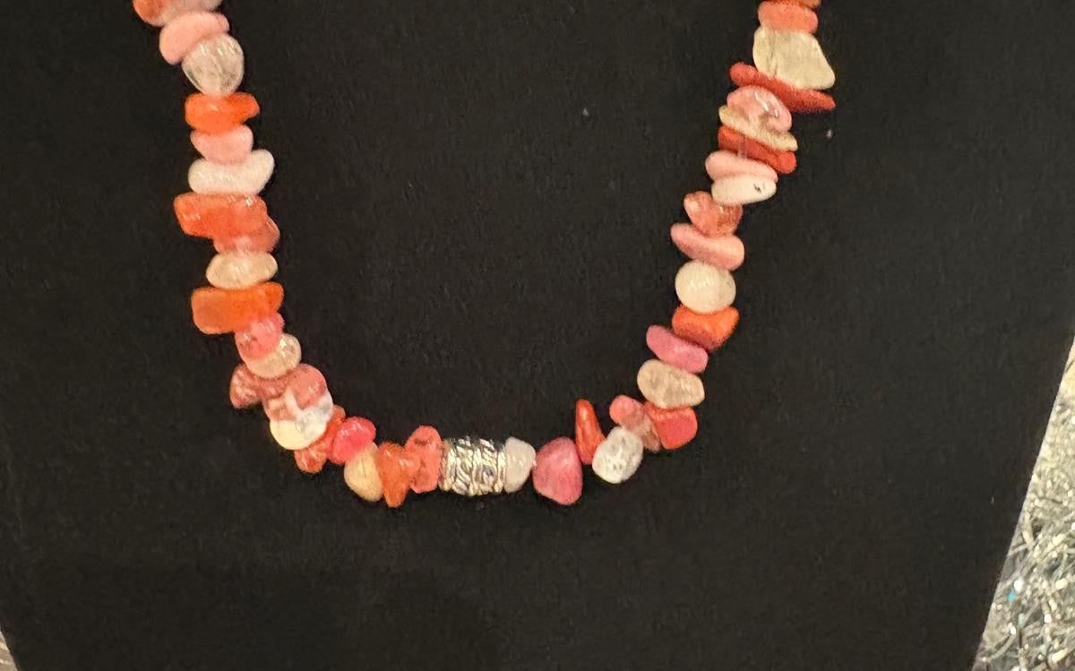 Rosefire Cascade Necklace