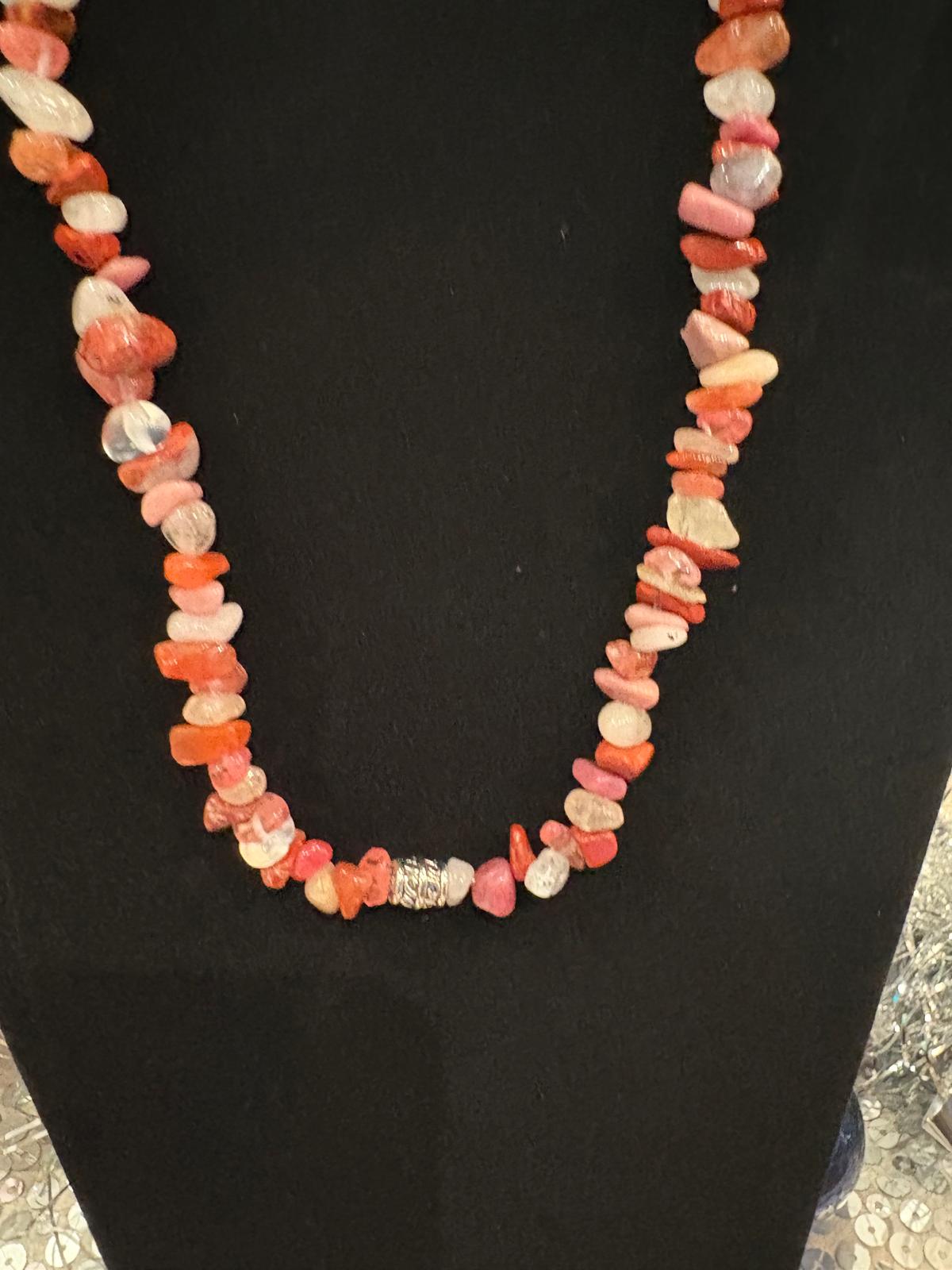 Rosefire Cascade Necklace