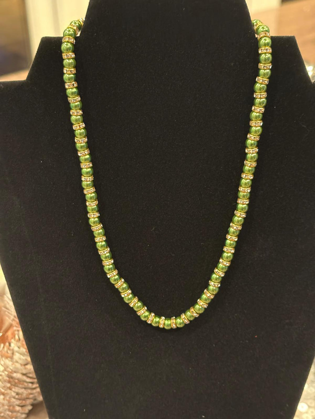 Emerald Pearl Necklace