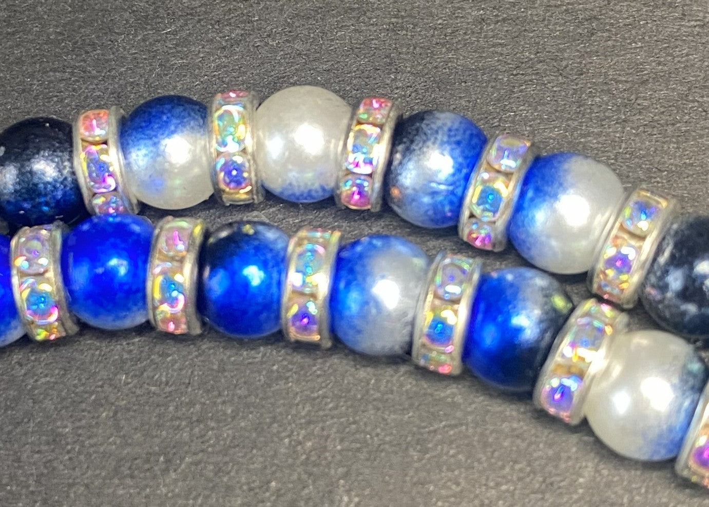 Twilight Blue Double Strand Bracelet